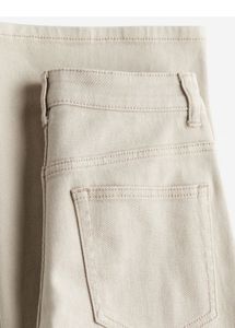 H&amp;M Wide Leg Beige Jeans