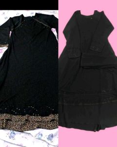 Elegant Black Abaya Combo Of 2