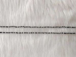 925 Silver Heart Shape Mangalsutra Wth Hallmarked