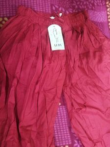 Red Dhoti For Women