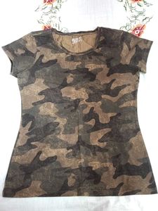 Cargo Print Tshirt For Women