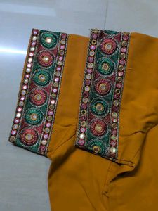 Ethnic Mustard Blouse