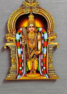 Lord Murugan Wooden With Megnetic