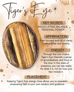 Natural Tiger Eye Flower Power