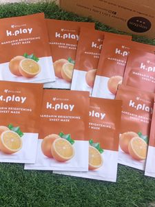 Myglamm K Play Mandarian Brightening Sheet Mask