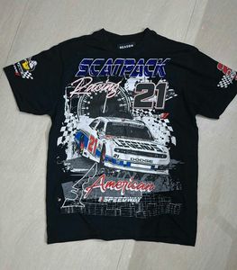 Streetwear Racing Graphic Oversized Tshirt