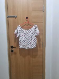 White Casual Top