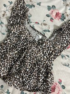 Cheetah Print Top