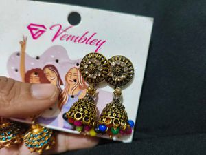 Vembley Jhumka Earrings