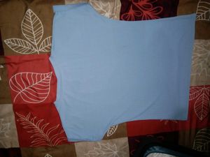 Light Blue Ribbed Tee