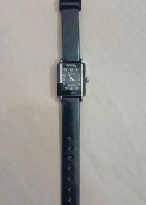 Stylish Square Dial PU Strap Analog Watch