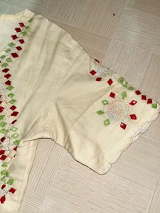 Vintage Embroidered Kurti Dress
