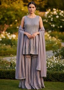 new festive sarara suit for women