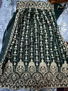 Elegant Green Ethnic Gown