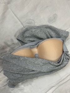 Gray Sleeveless Top