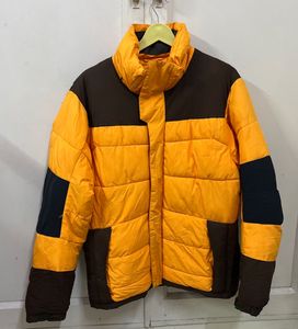 Color Block Puffer Jacket