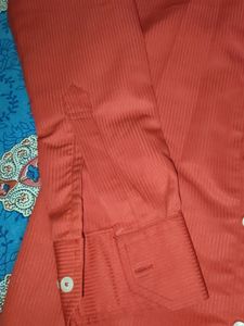 Red Premium Cotton T Shirt Length 27