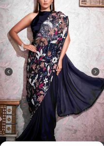 Elegant Floral Saree