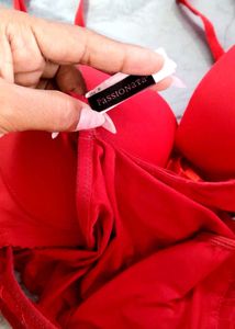 Beautiful 🌸 Red Sexy Bra Panti Set