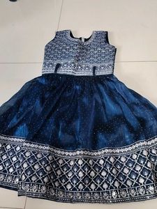 Blue Kids Kurti Set ..