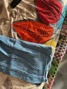 Light Blue Casual Pants