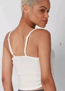 Forever 21 White Crop Top