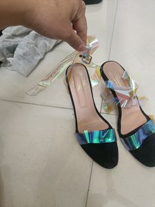 Holographic High Heels For Women Size 38 Uk 5.
