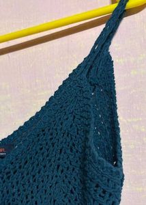 Women&#39;s Designed Blue Colour Party Wear