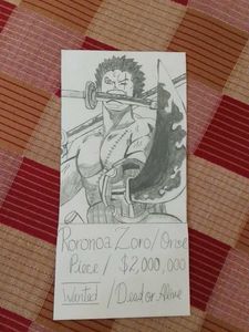 One Piece Roronoa Zoro Wanted Poster