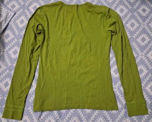 Y2K Benetton Green Long Sleeve Top