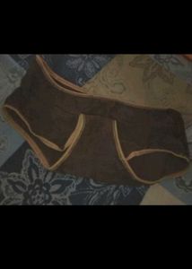 Lace Trim Brown Ladies Panty