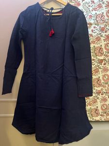 Fabindia A-line Embroidered Kurta