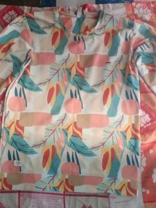 “Printed Polyester Top | Soft & Lightweight | Good