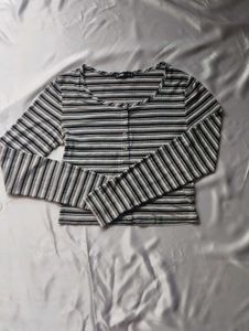 Striped Long Sleeve Top