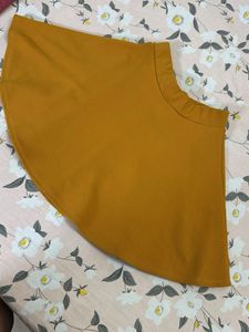 Mustard Mini Skirt
