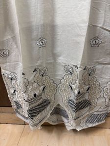 Elegant White Kurta Coord set