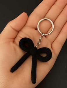 Beautiful Crochet Bow Keychain For Beg And Purses