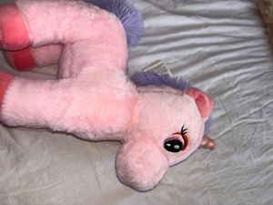 Pink Unicorn Plush Toy Hamleys