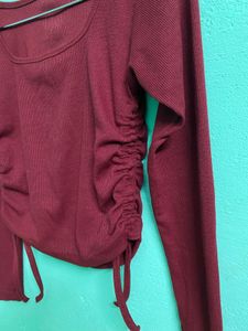 A Casual Fitted Crop Top