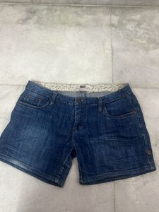 Blue Denim Shorts