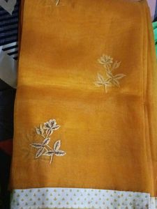 Elegant Embroidered Saree