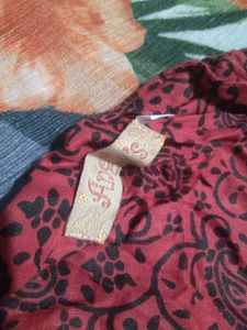 Patterned Button-Up Top