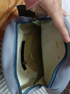 Grey Backpack For Girls 🤍