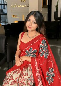 New Pure Cotton Printed Saree - Desi Charm!