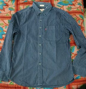 Striped Button-Down Shirt