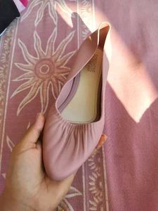 Pink Wedge Heel Shoes