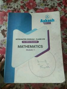 Class-8 Mathematics Book By Aakash+byju's...!