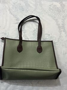 Green Tote Bag