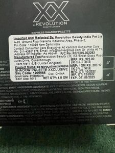 Xx Revolution Press Eye Shadow Palette