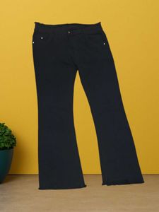 M@68 Size-30 Black Flare Jeans &amp; Lace Top Set